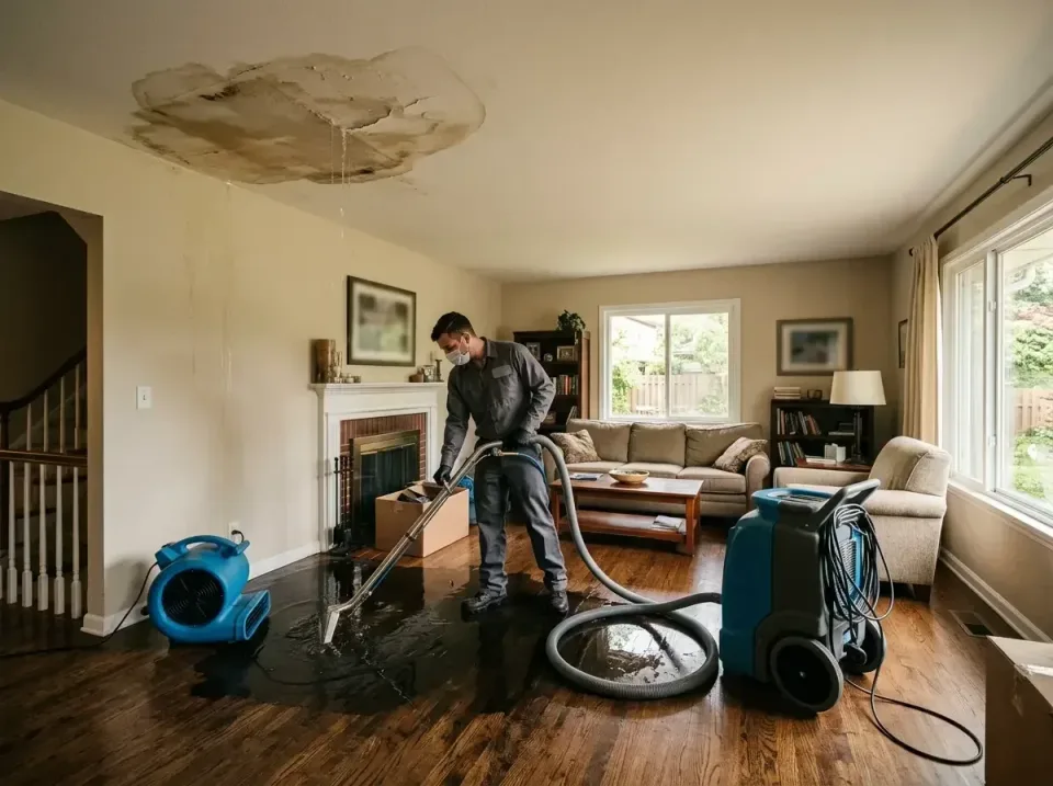attic-pipe-burst-ceiling-drip-008 — frequently asked questions, Water Damage Restoration & Carpet Care in Ester, AK
